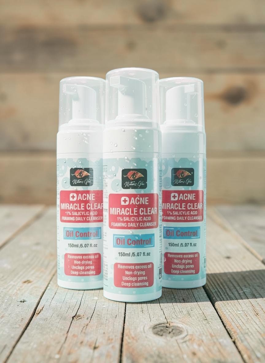 Nature's Glow Acne Miracle Clear Foaming Daily Cleanser
