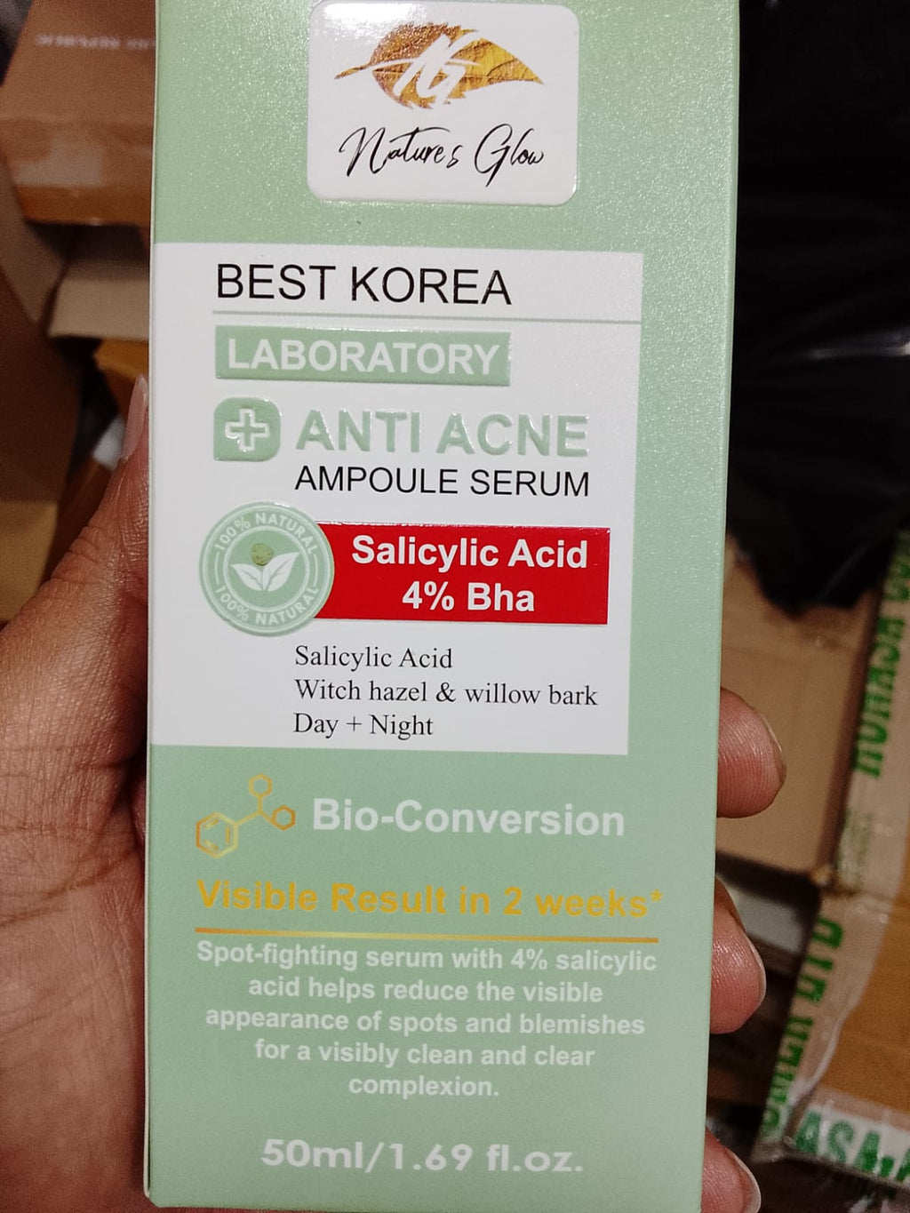 Nature's Glow Best Korea Laboratory Anti Acne Ampoule Serum