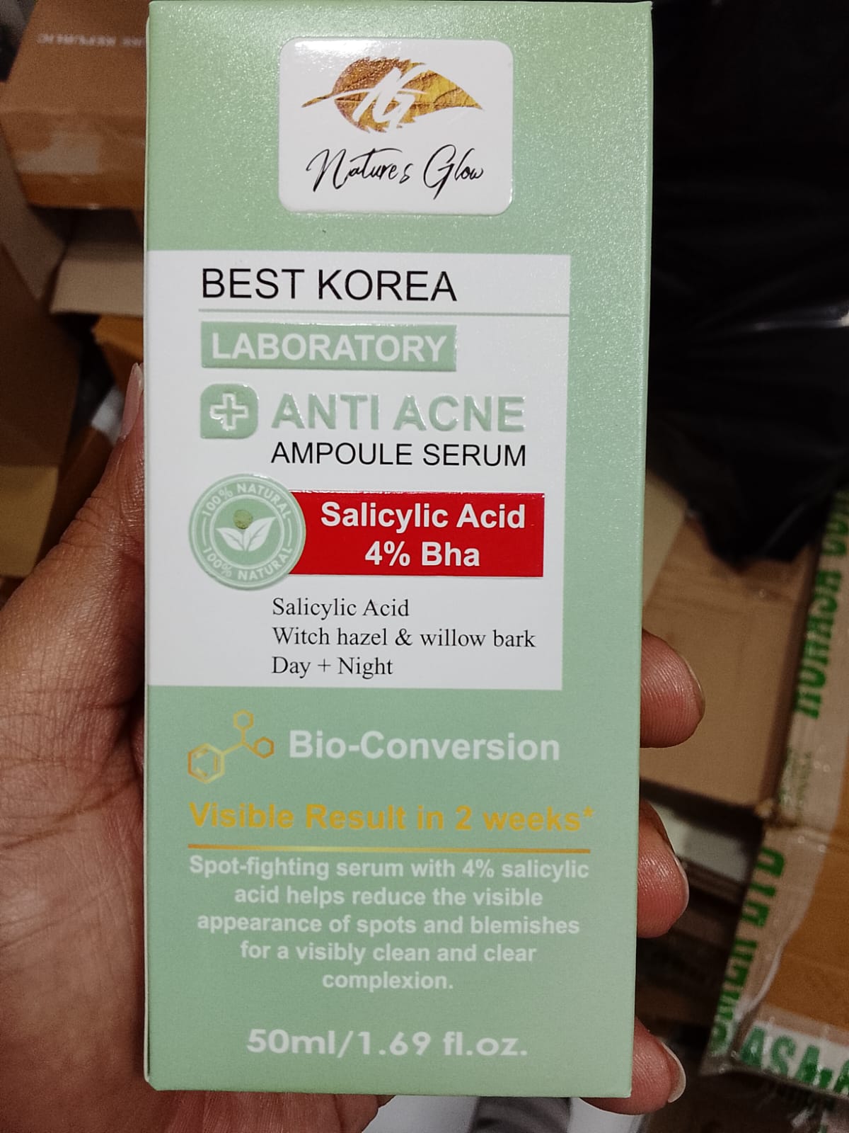 Nature's Glow Best Korea Laboratory Anti Acne Ampoule Serum