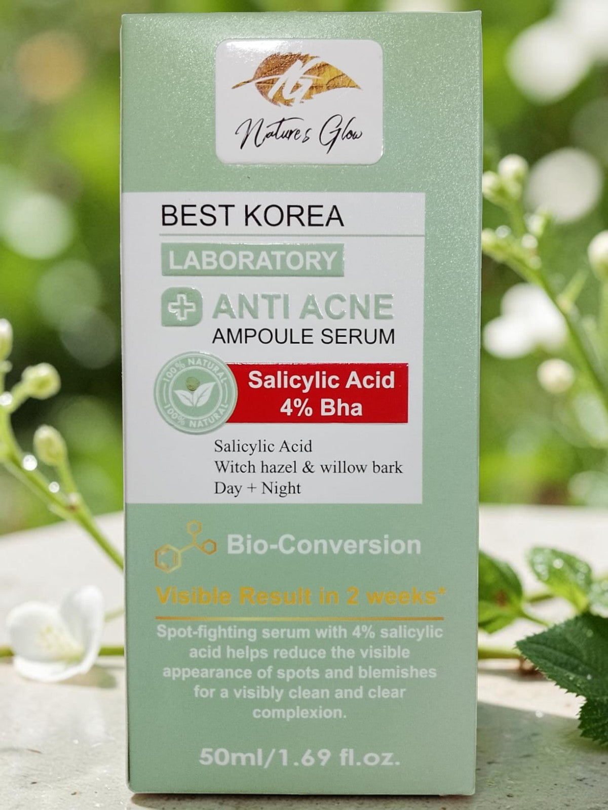 Nature's Glow Best Korea Laboratory Anti Acne Ampoule Serum
