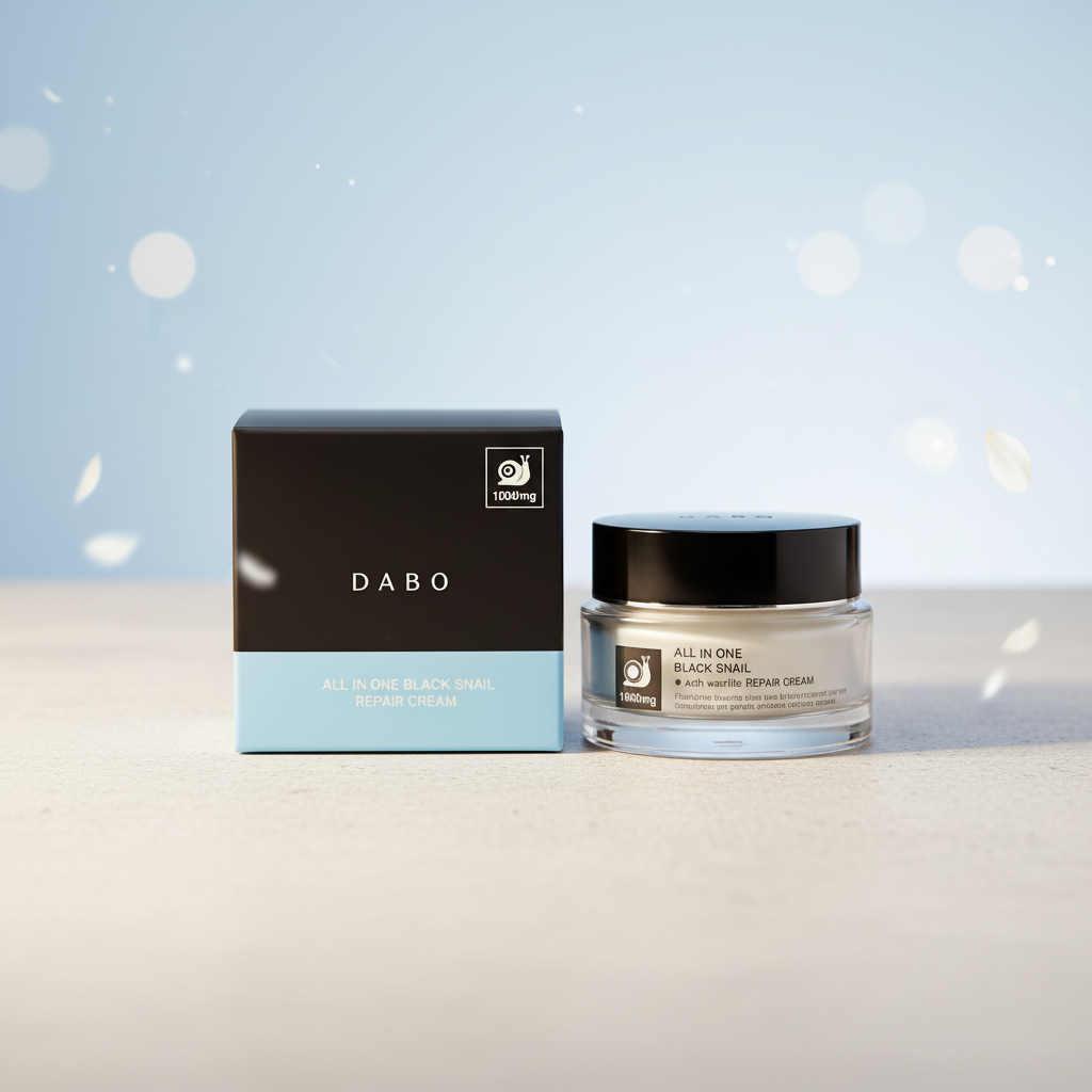 DABO All in One Black Snail Repair Cream - Soft Gradient Background