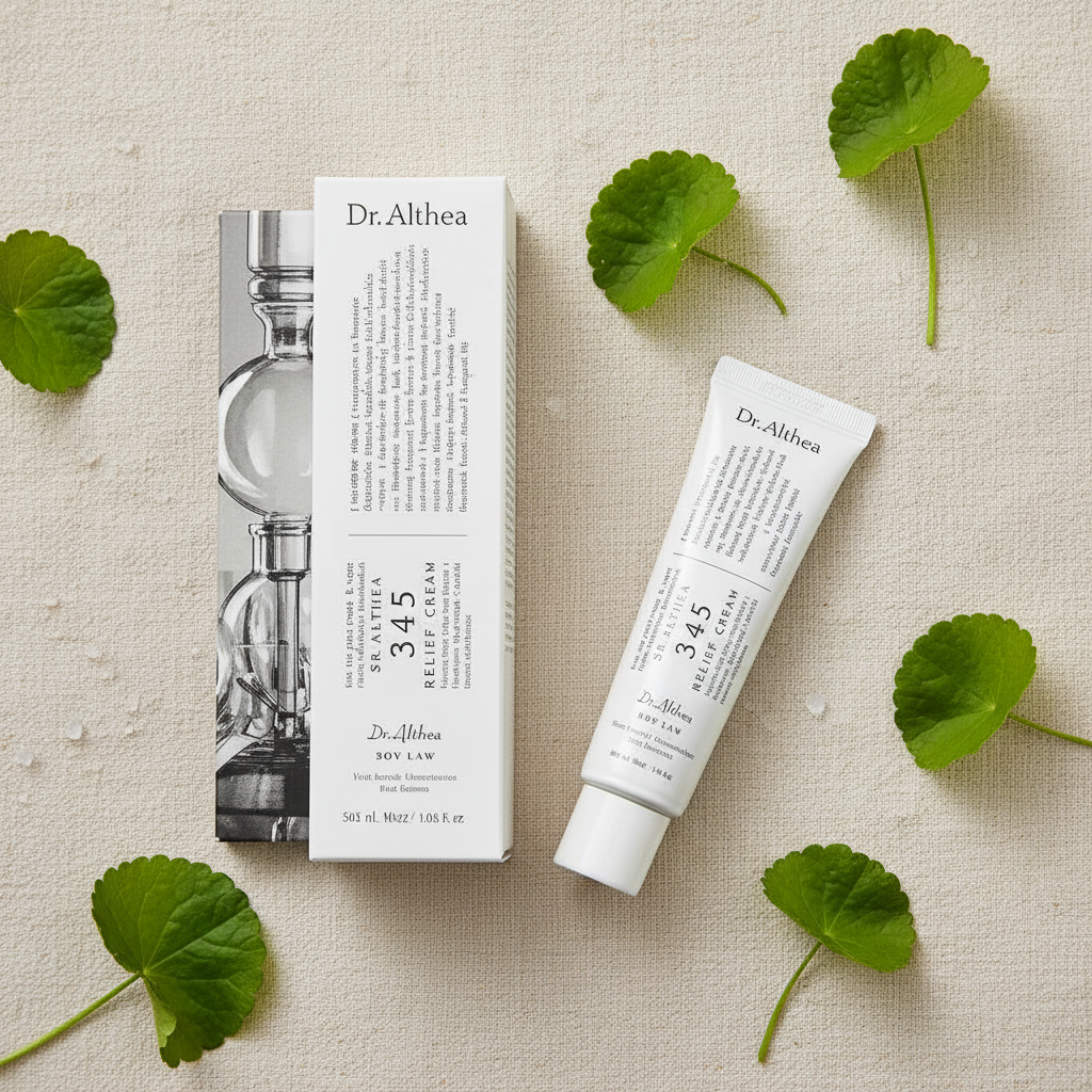 Dr. Althea 345 Relief Cream - Flatlay with Box