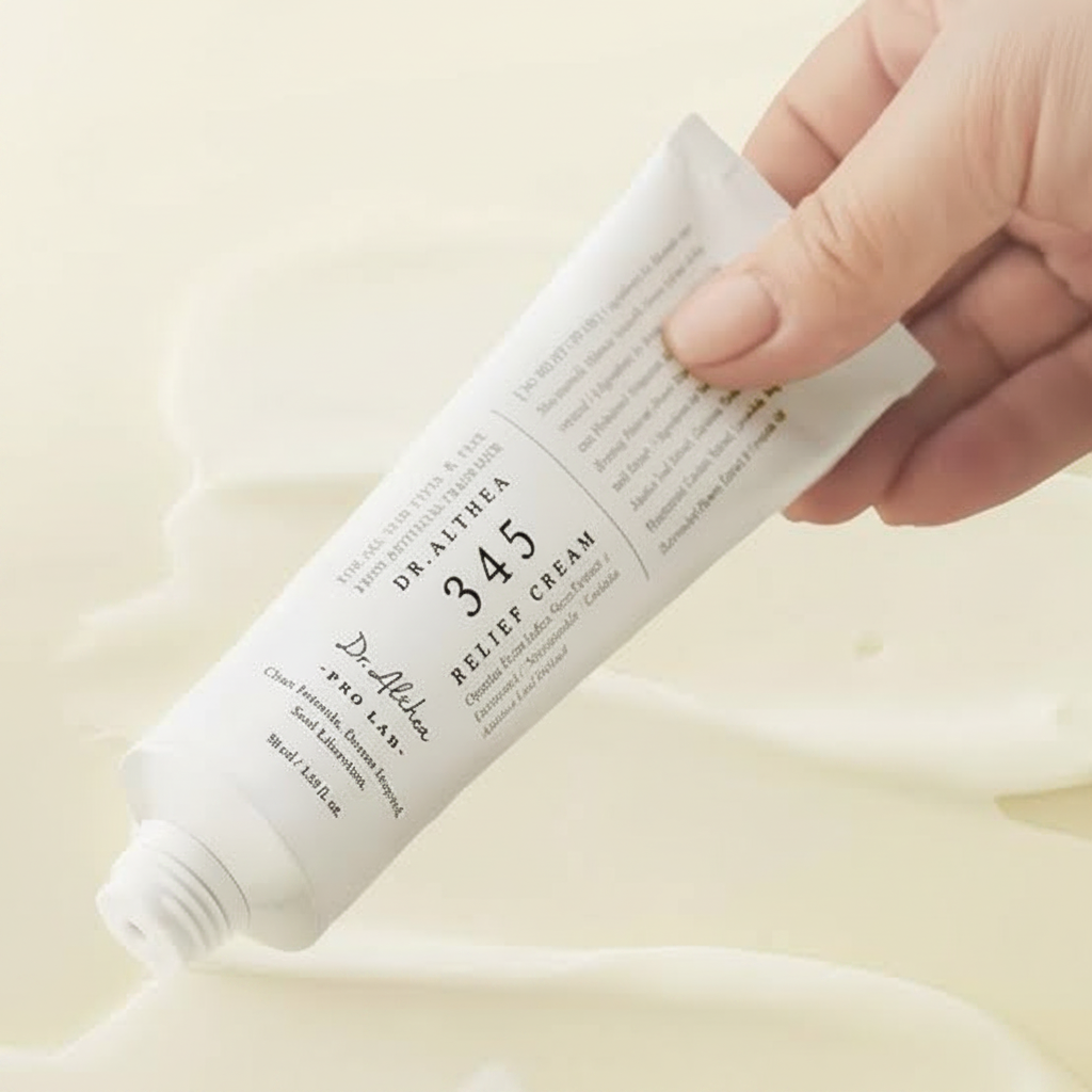 Dr. Althea 345 Relief Cream - Hand Hold Silk Lifestyle